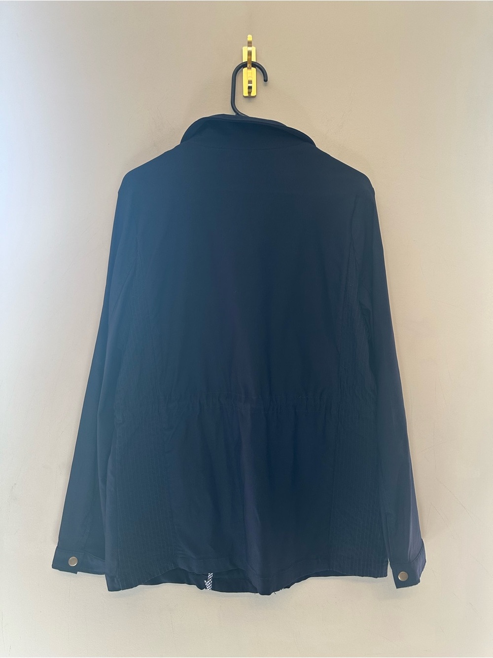 NWOT Eden Society Navy Utility Jacket with Zip & Snap Pockets Size Medium - Picture 5 of 6